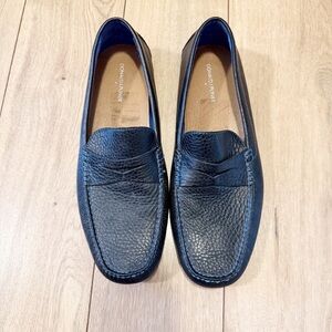 Donald J Pliner men’s driver moccasin leather loafer shoes.